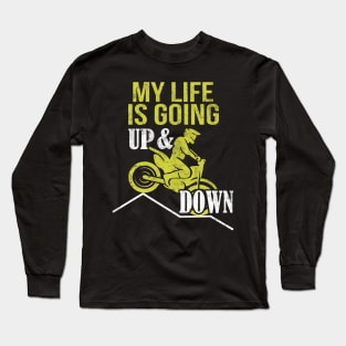 Motocross Life up and down Long Sleeve T-Shirt